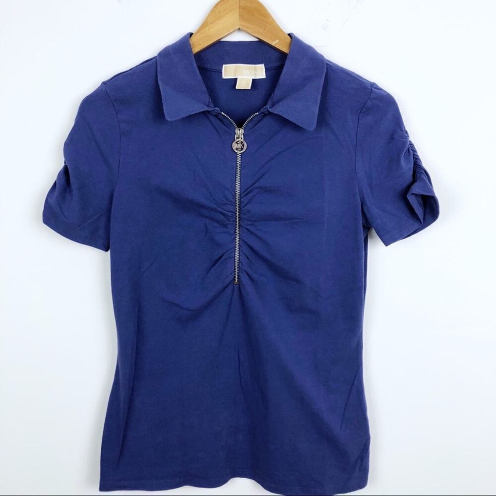 MICHAEL Michael Kors Blue Short Sleeve Top